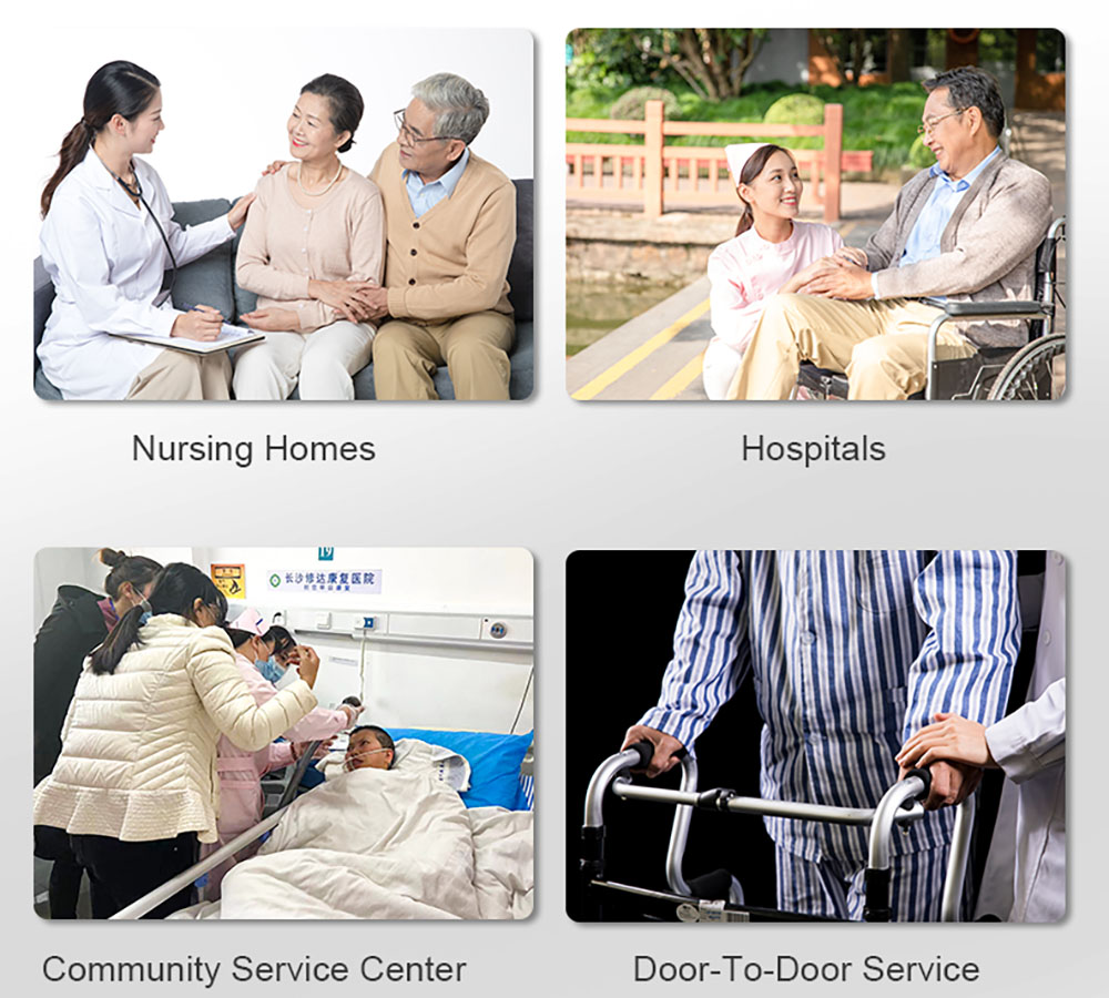 ZW186 Pro Portable Bed Shower Machine Application