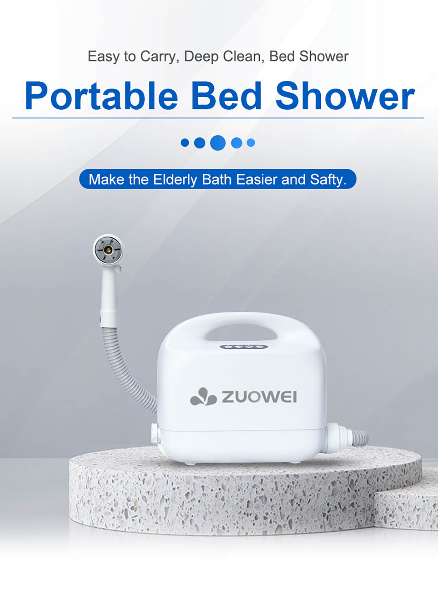 ZW186 Pro Portable Bed Shower Machine