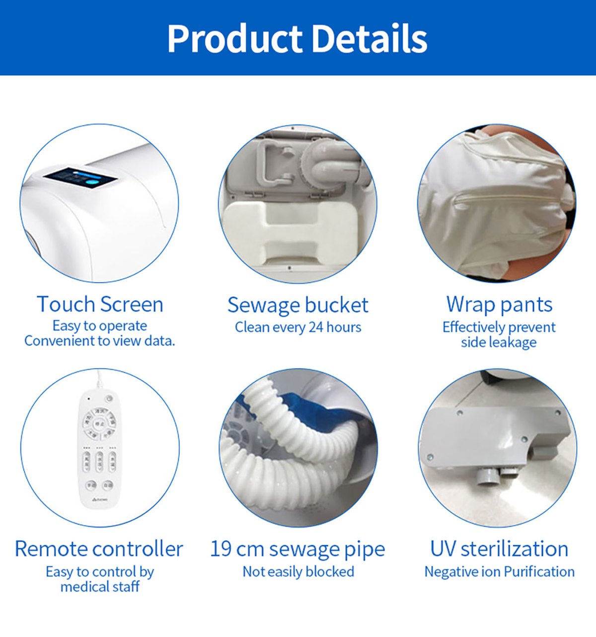 ZW279 Pro Intelligent Incontinence Cleaning Robot