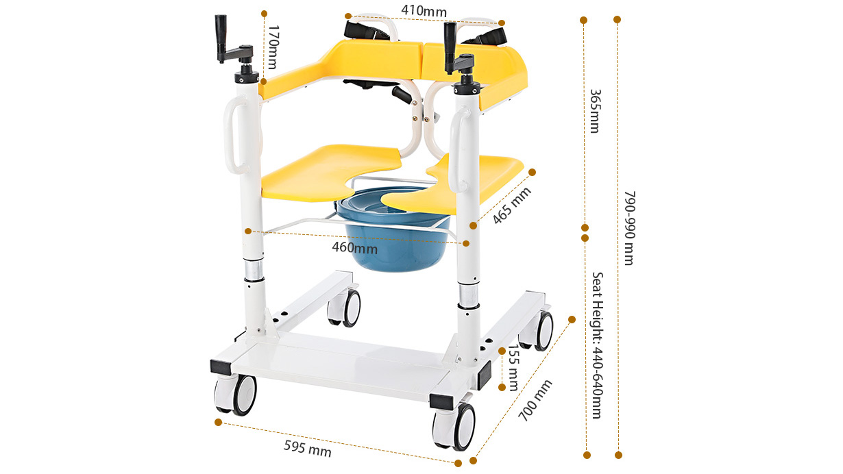 ZW366S Manual Lift Transfer Chair