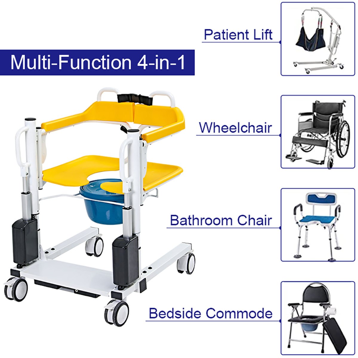 ZW387D Electric Lift Transfer Chair