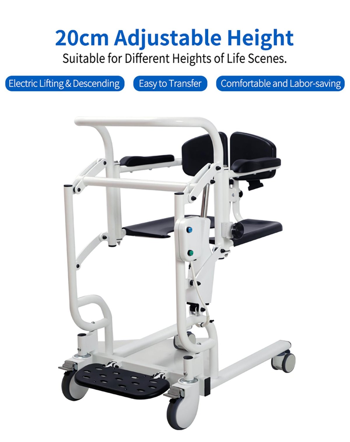 ZW388D Electric Lift Transfer Chair