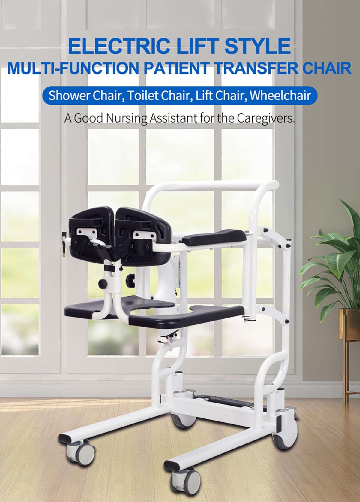 ZW388D Electric Lift Transfer Chair