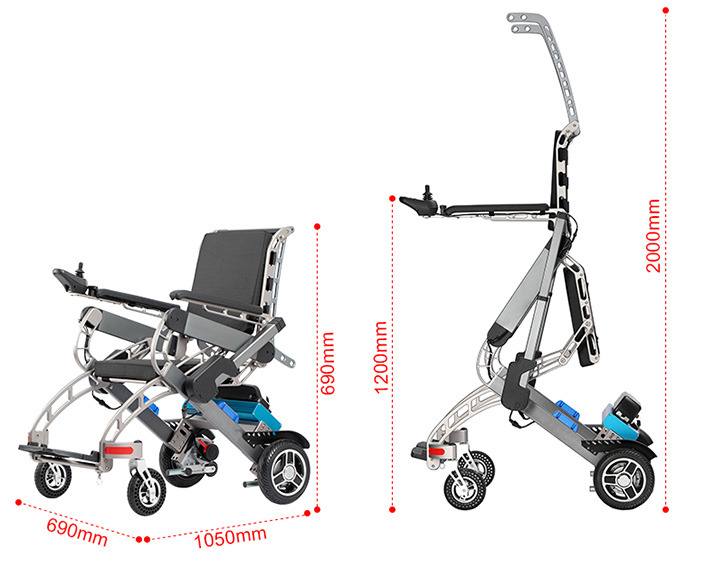 ZW518 Gait Training Electric Wheelchair Structures