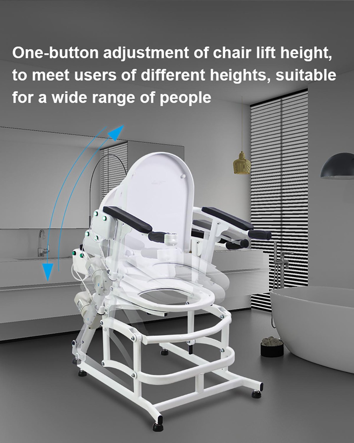 Zuowei266 Electric Lift Tolit Chair