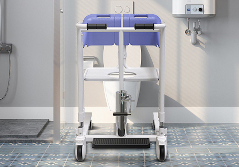 Multifunctional Heavy Duty Patient Lift Transfer Machine Hydraulic Lift Chair Zuowei ZW302-2 51cm Extra Seat Width