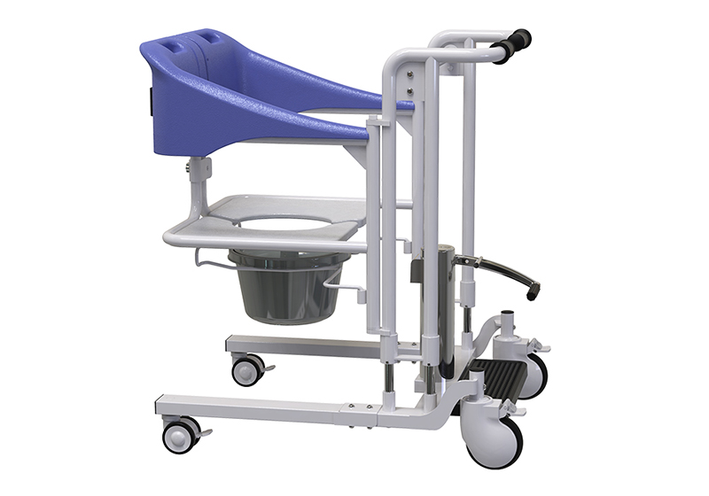 Multifunctional Heavy Duty Patient Lift Transfer Machine Hydraulic Lift Chair Zuowei ZW302-2 feature